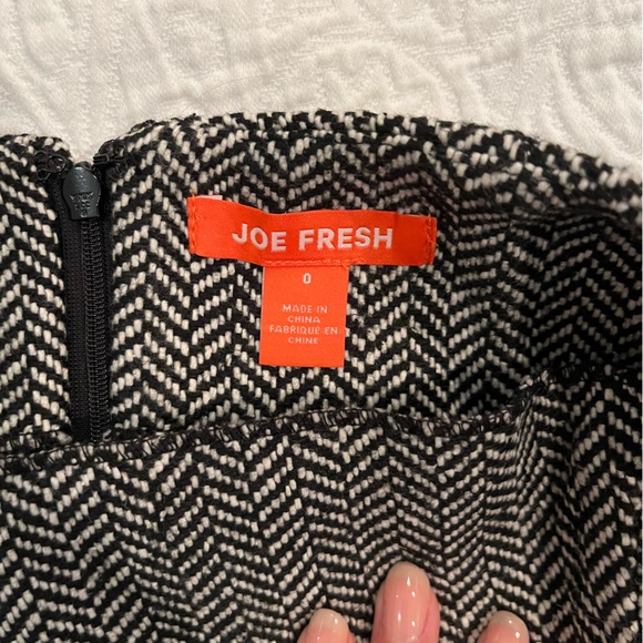 High waisted herringbone skirt - Picture 4 of 5